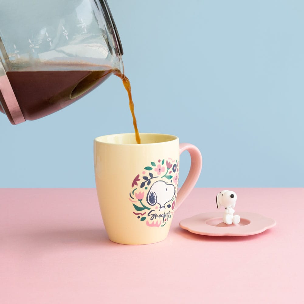 Peanuts mug avec couvercle Premium Ver.