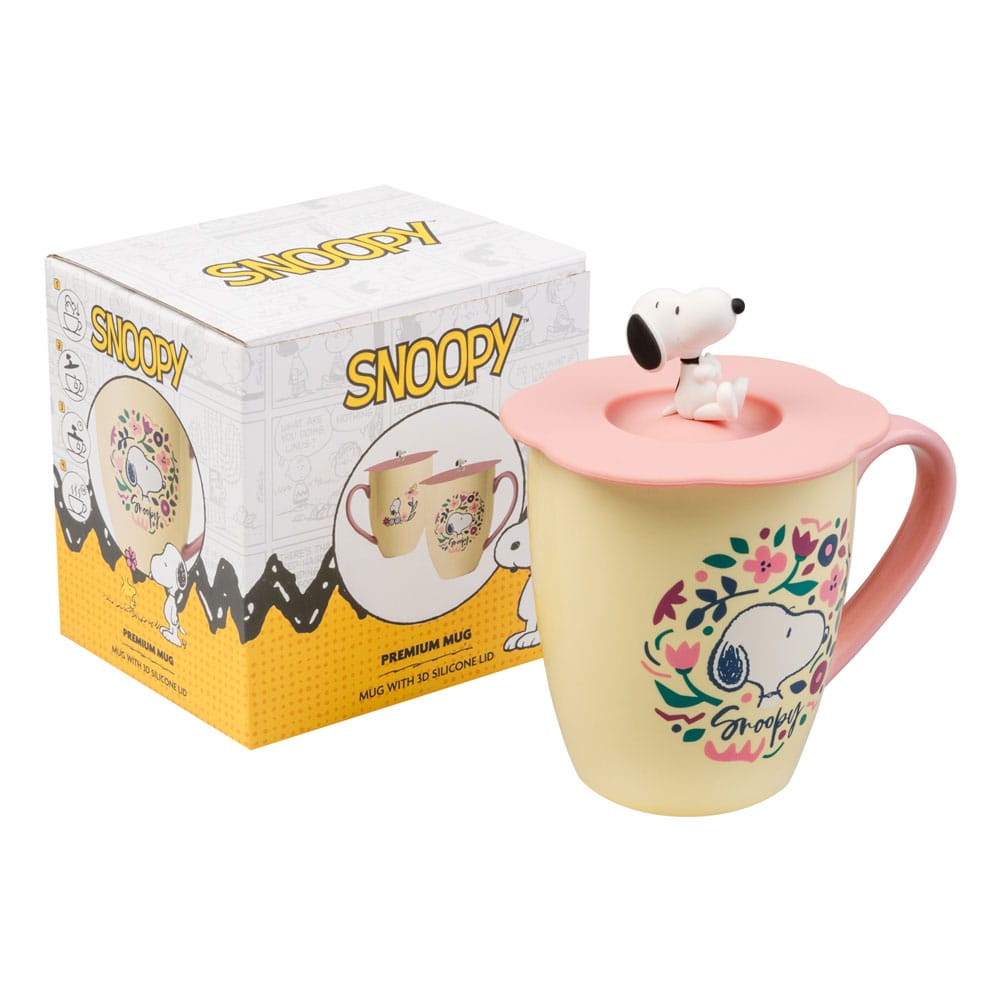 Peanuts mug avec couvercle Premium Ver.