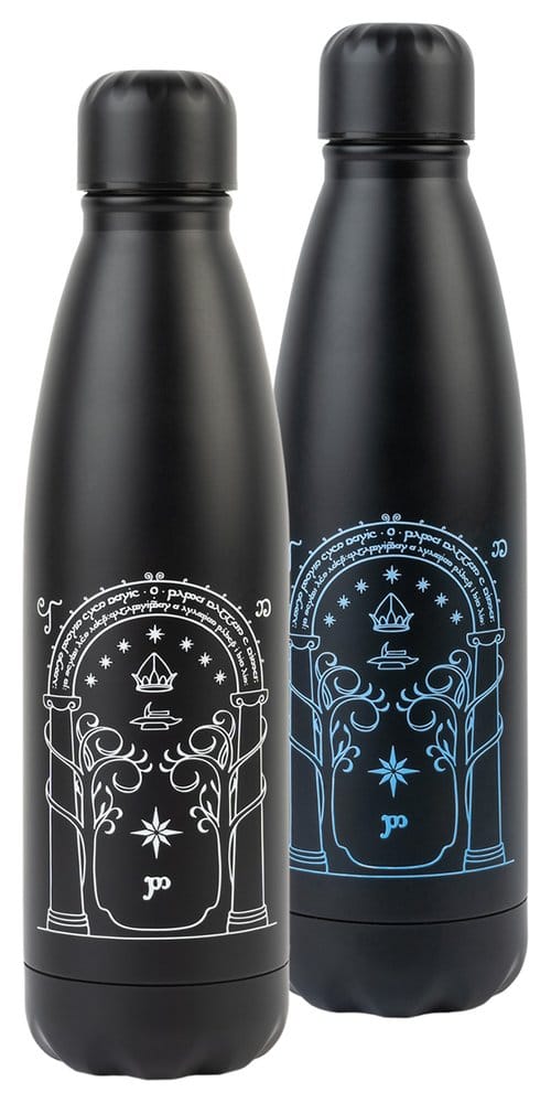 Le Seigneur des Anneaux Bouteille en Métal Thermoréactive Porte de la Moria 750 ml