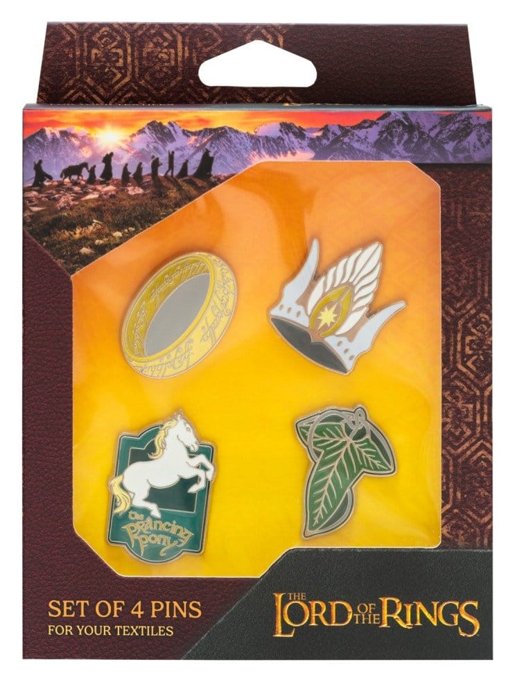 Le Seigneur des anneaux Pins Set de 4
