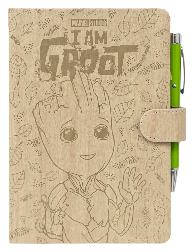 Marvel carnet premium avec stylo projecteur Groot A5