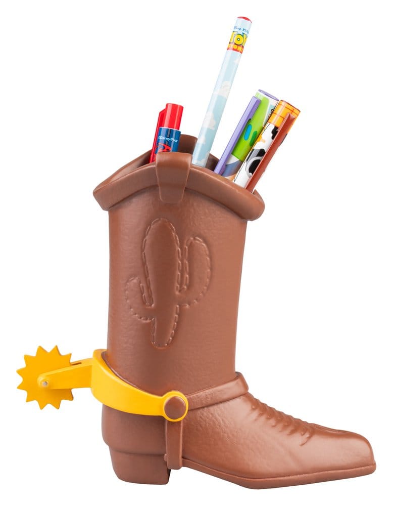 Disney Pixar Toy Story pot à crayons avec set de papeterie Botte de Woody 16 cm