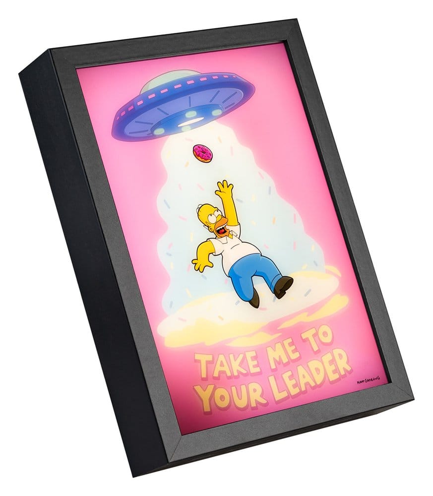 Les Simpson Poster LED Encadré 20 x 28 cm