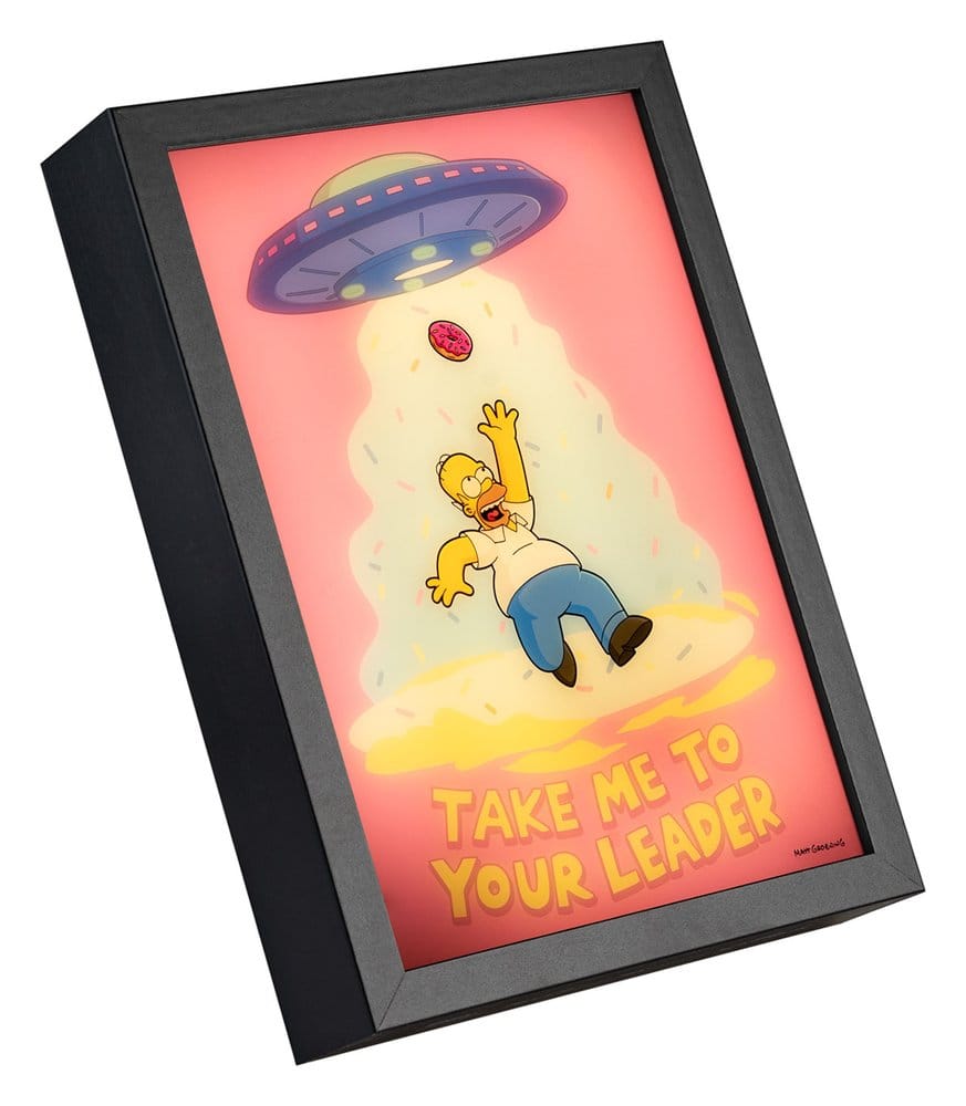 Les Simpson Poster LED Encadré 20 x 28 cm
