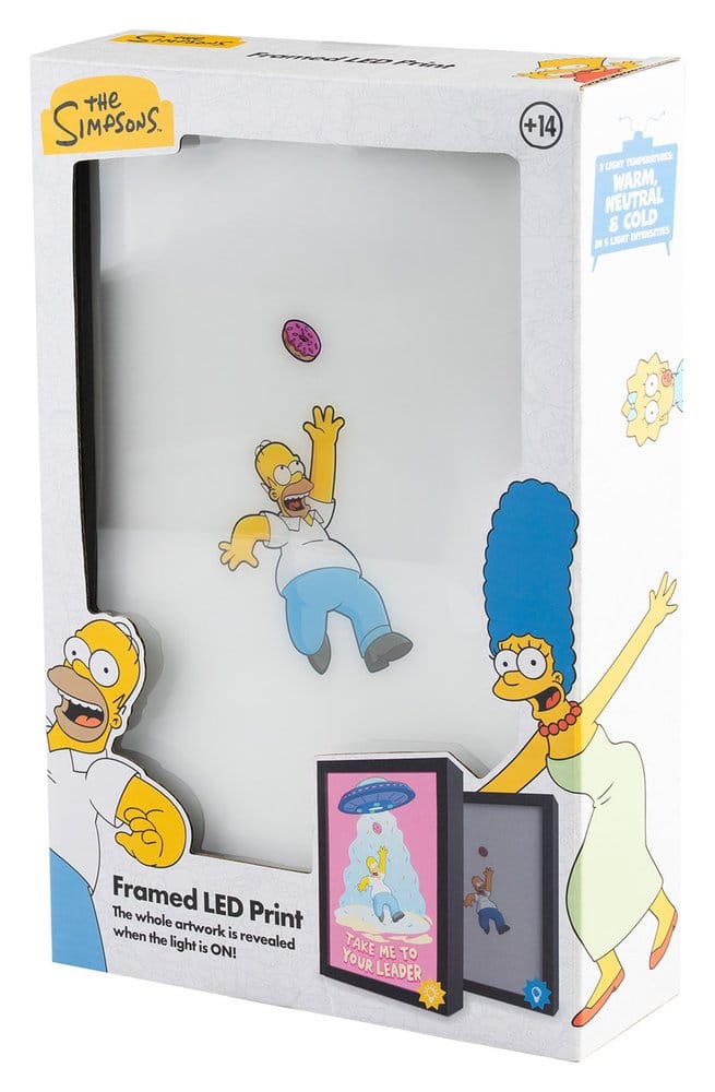 Les Simpson Poster LED Encadré 20 x 28 cm