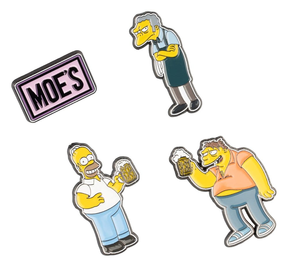 Les Simpson pins Set de 4 Moe's Tavern