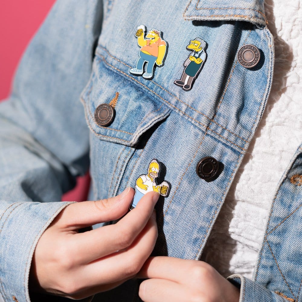Les Simpson pins Set de 4 Moe's Tavern