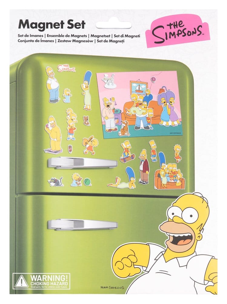 Les Simpson Set d'Aimants Figurines Famille
