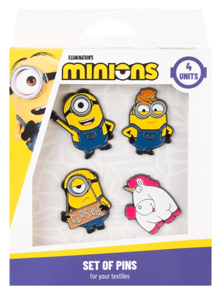 Minions pins Set de 4