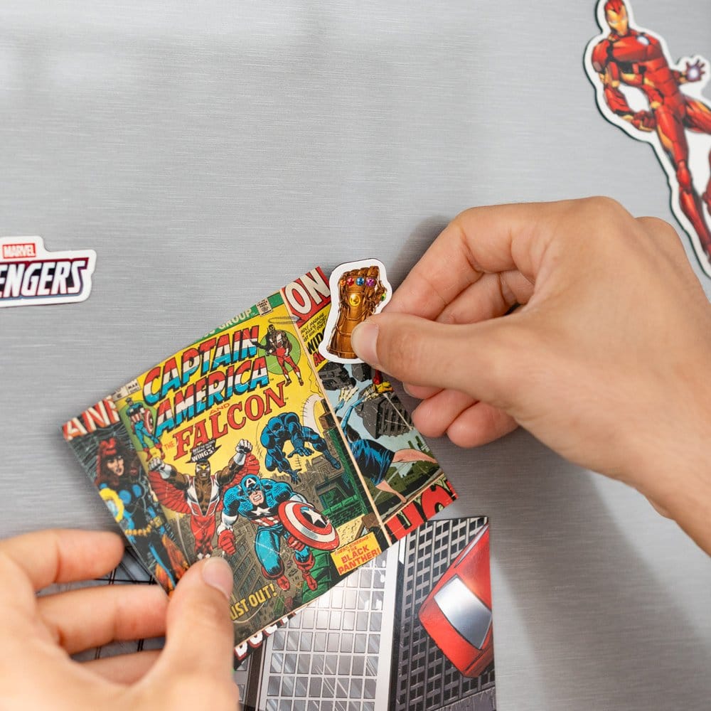 Marvel set d'aimants découpés Avengers