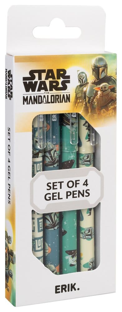 Star Wars: The Mandalorian Stylos effaçables Set (4)