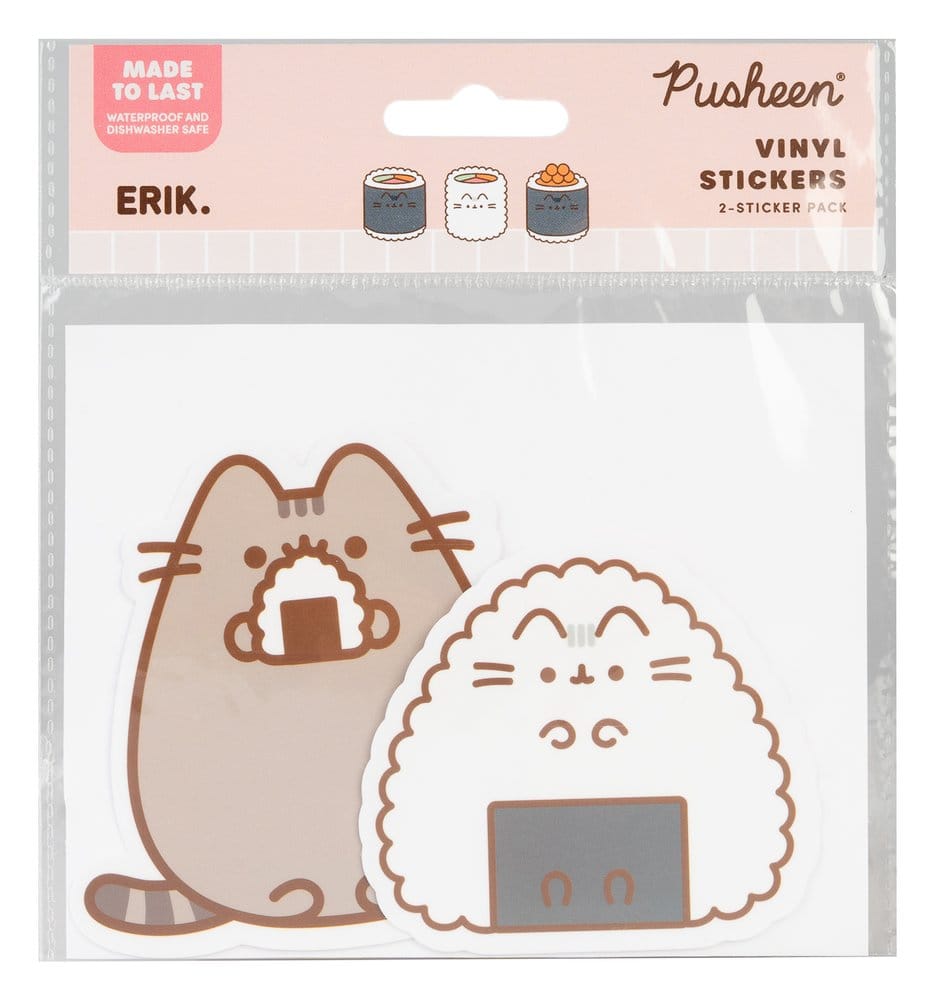 Pusheen autocollants en vinyle Sushi Roll Vol. 3 Set de 2