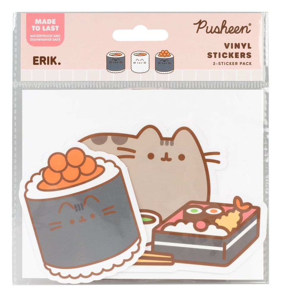 Pusheen autocollants en vinyle Sushi Roll Vol. 5 Set de 2