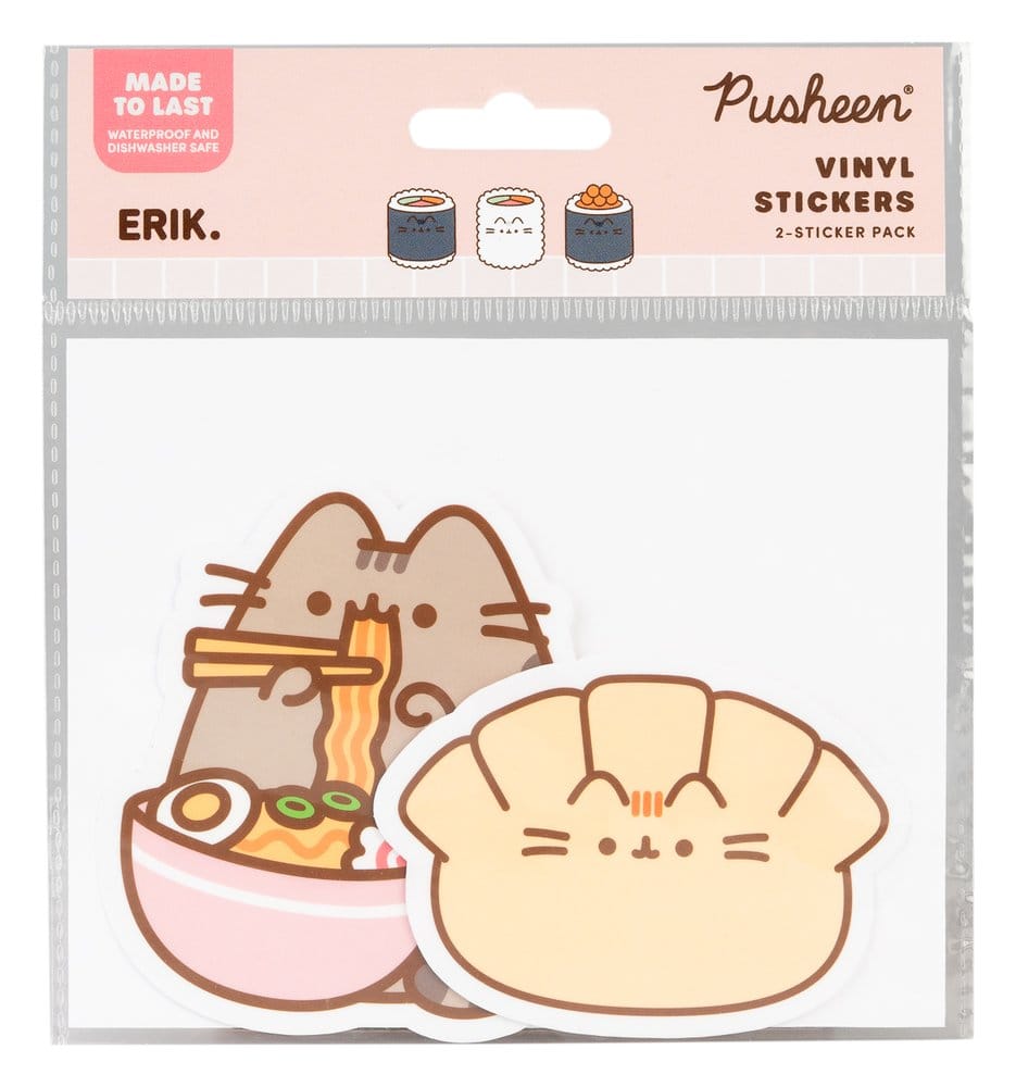 Pusheen autocollants en vinyle Sushi Roll Vol. 6 Set de 2