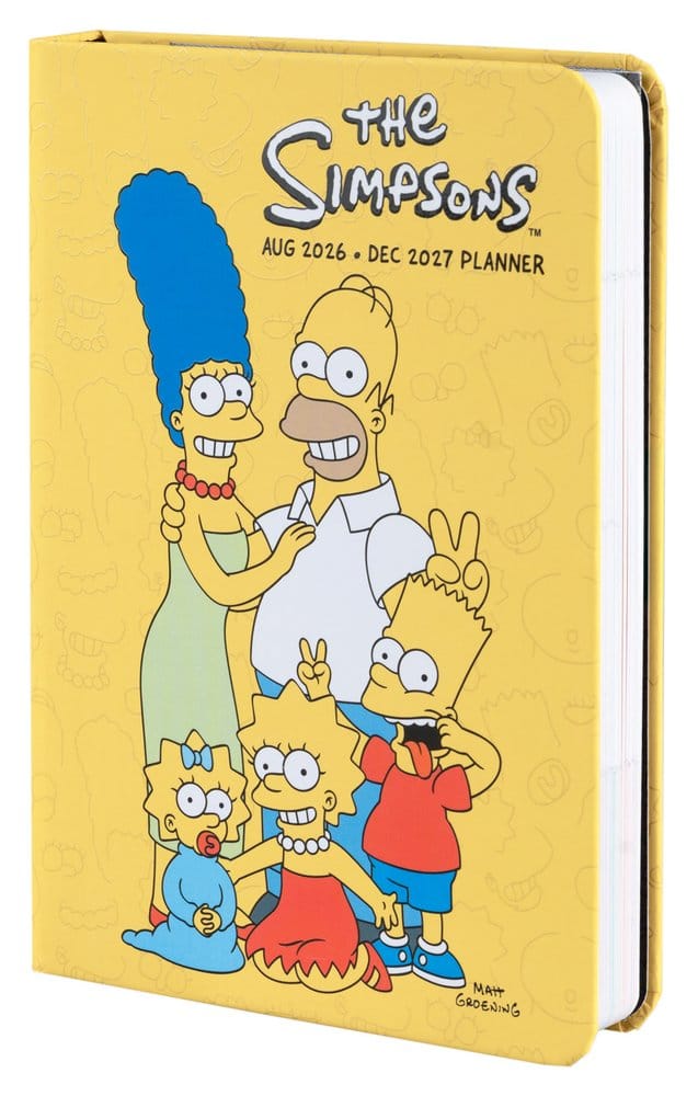 Les Simpson planificateur académique 2026/27 A6 *ANGLAIS*