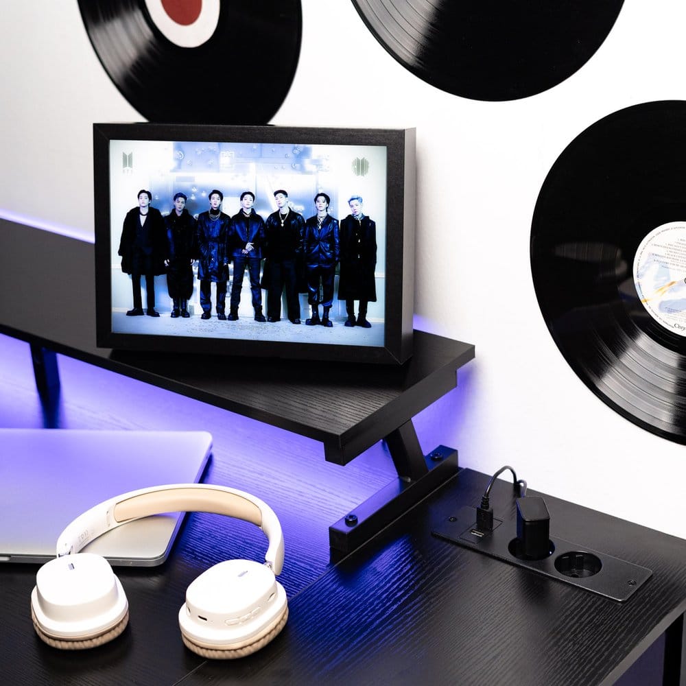 BTS impression encadrée LED