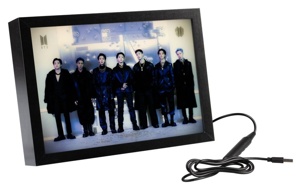 BTS impression encadrée LED