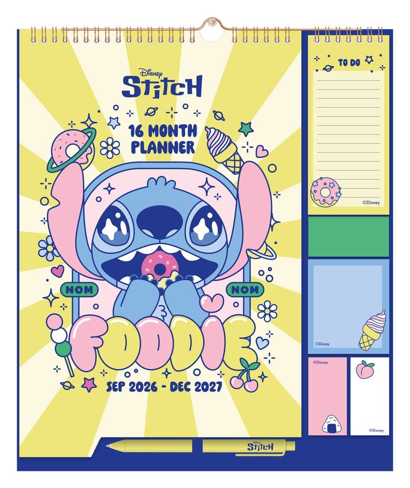 Disney Stitch agenda 2026/27 30 x 34 cm