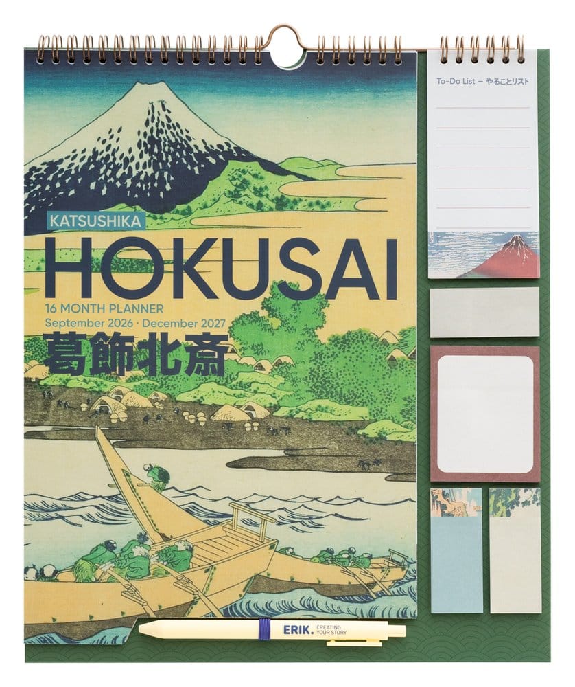 Hokusai agenda 2026/27 30 x 34 cm