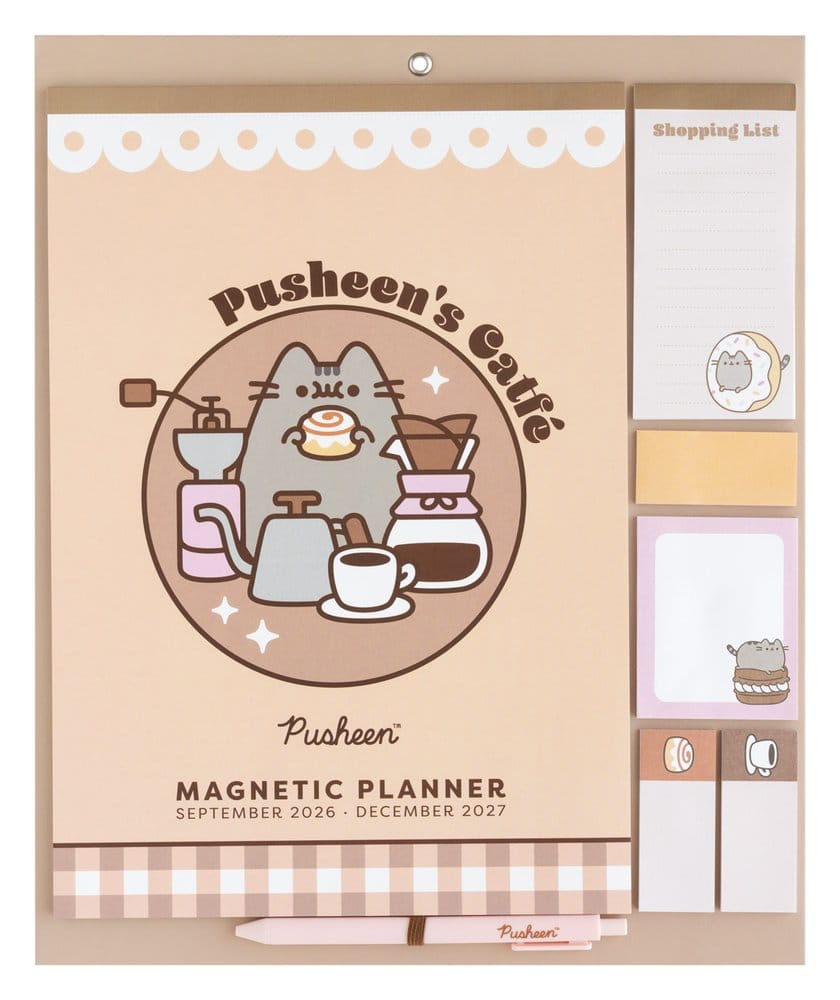 Pusheen agenda magnétique 2026/27 30 x 35 cm