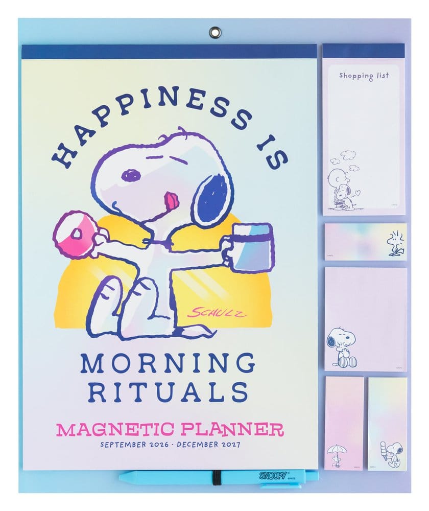 Snoopy agenda magnétique 2026/27 30 x 35 cm