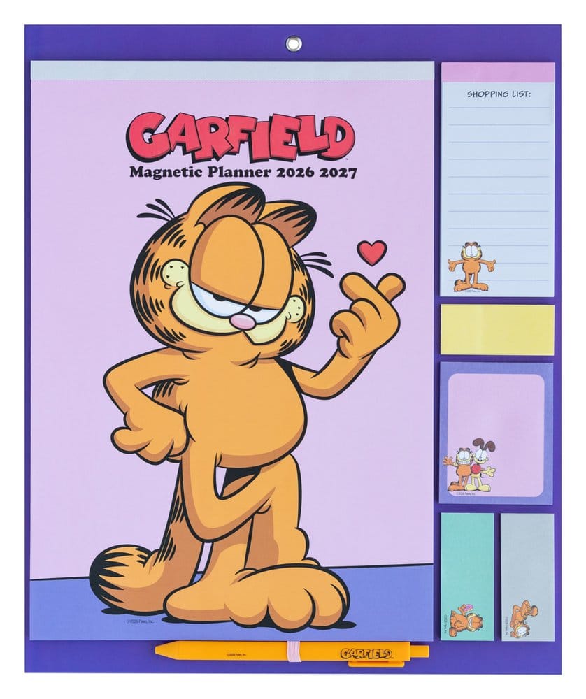Garfield agenda magnétique 2026/27 30 x 35 cm