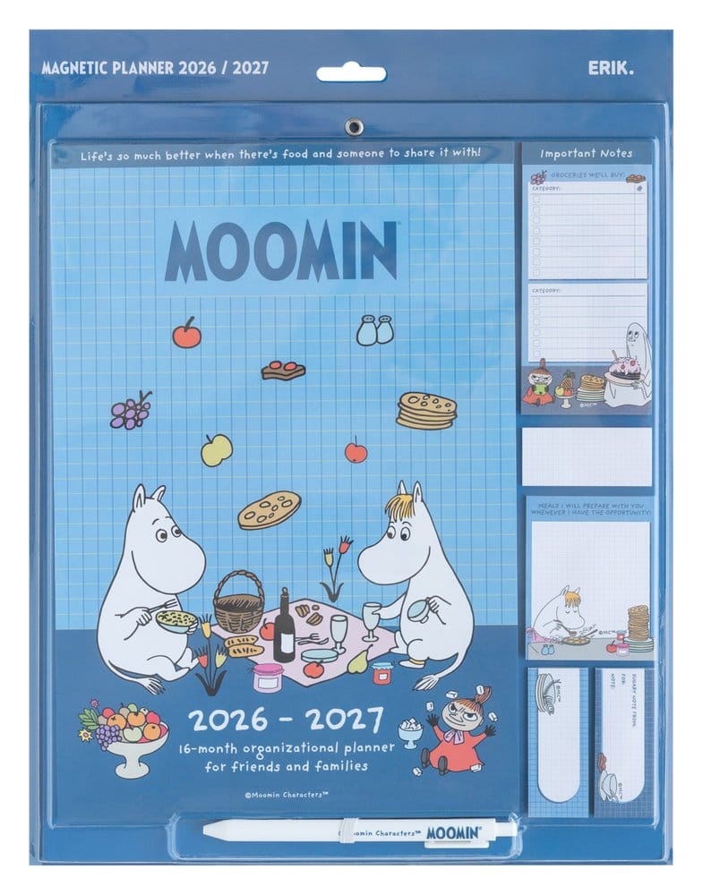 Moomin agenda magnétique 2026/27 30 x 35 cm