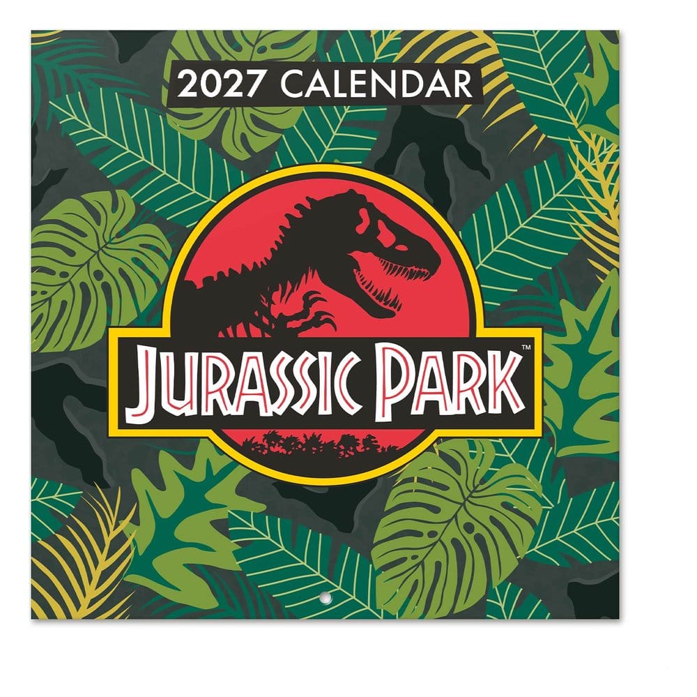 Jurassic Park calendrier mural 2027 30 x 30 cm
