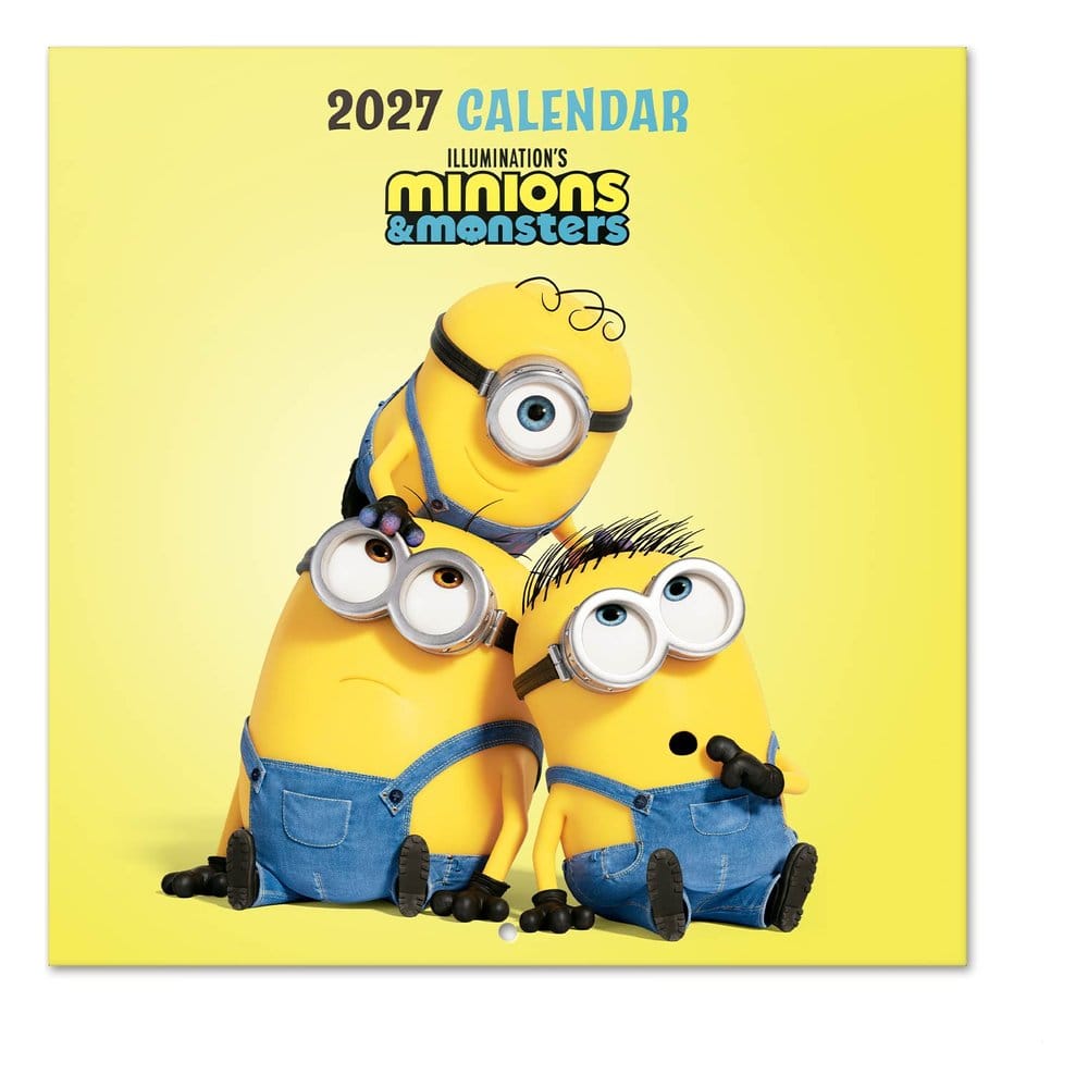 Minions Calendrier mural 2027 30 x 30 cm