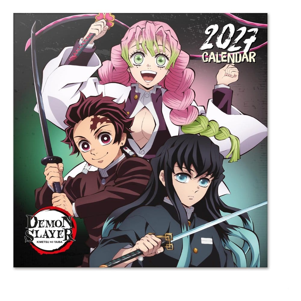 Demon Slayer calendrier mural 2027 30 x 30 cm