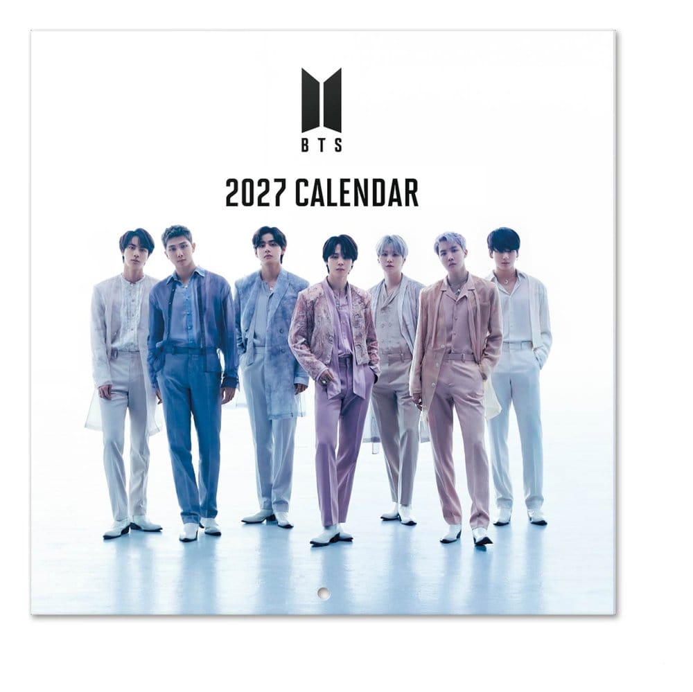 BTS calendrier mural 2027 30 x 30 cm