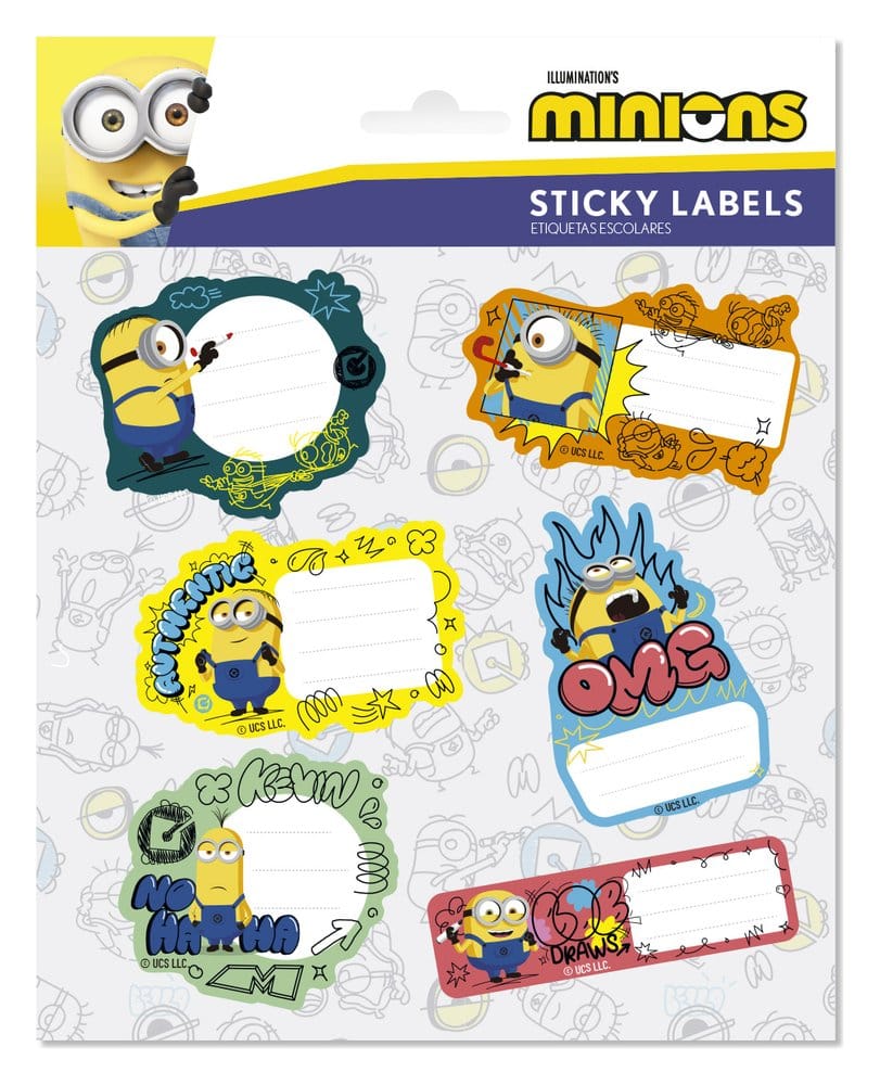 Minions étiquettes autocollantes Premium