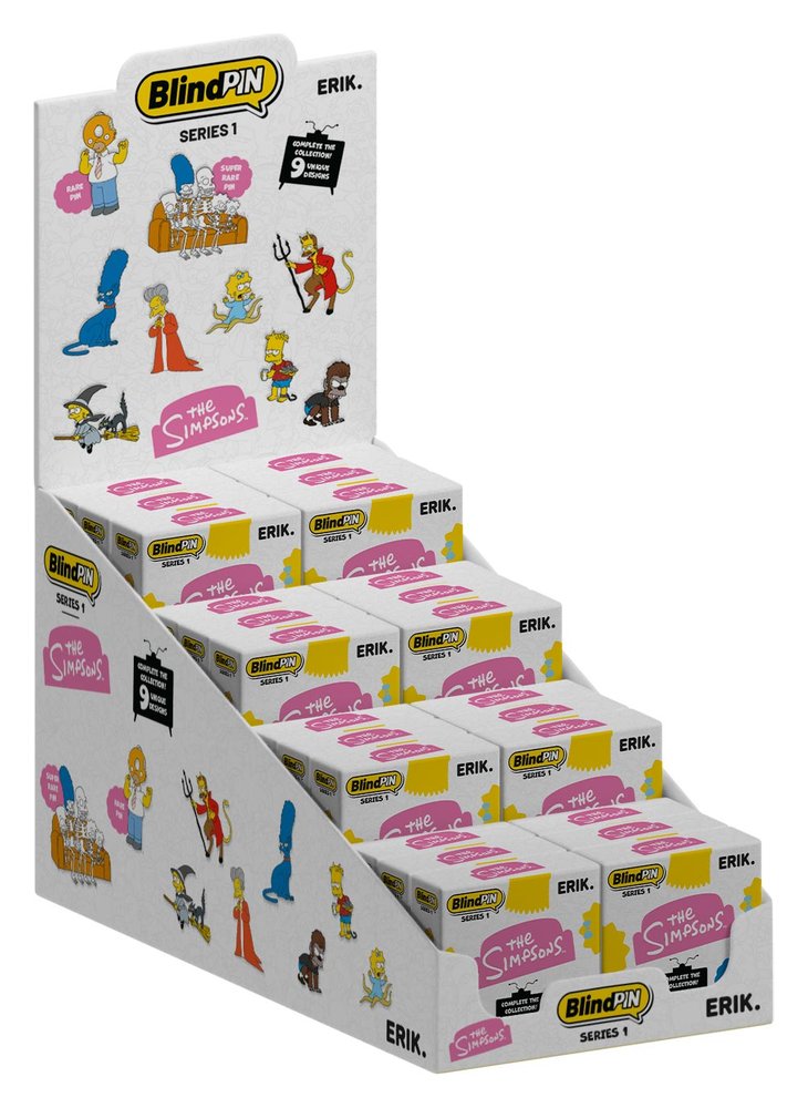 Les Simpson Pin's Série 1 Display (24)