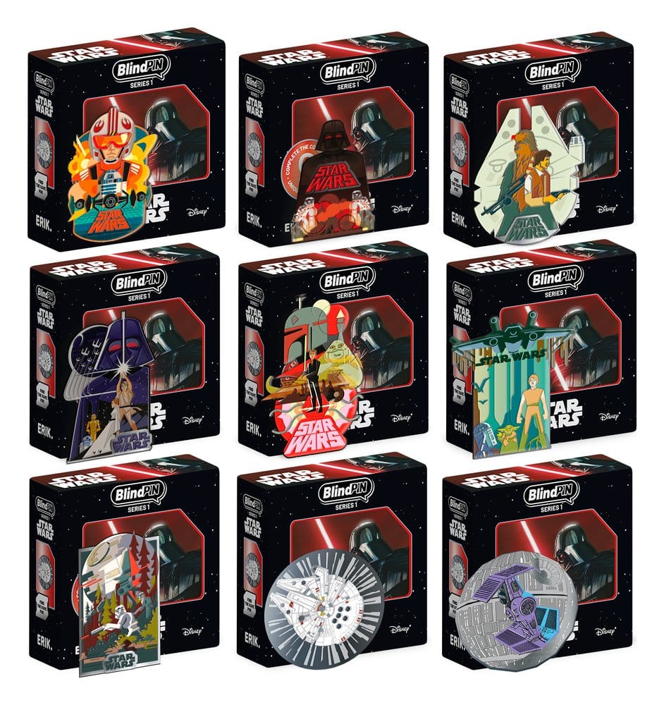 Star Wars Pin's Série 1 Display (24)