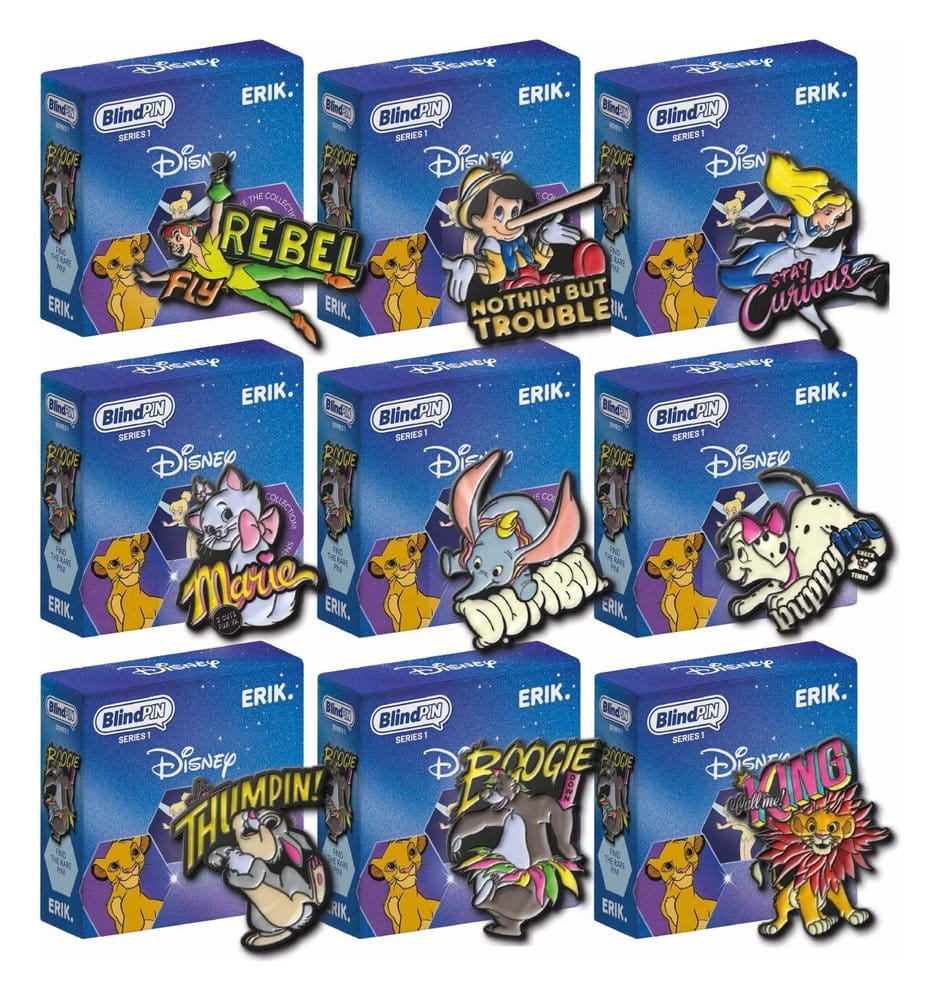 Disney Classics Pin's Série 1 Display (24)