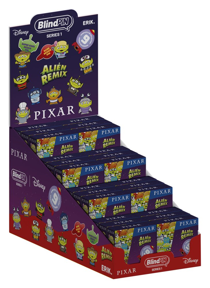 Disney Pixar Toy Story Alien Remix Pin's Série 1 Display (24)