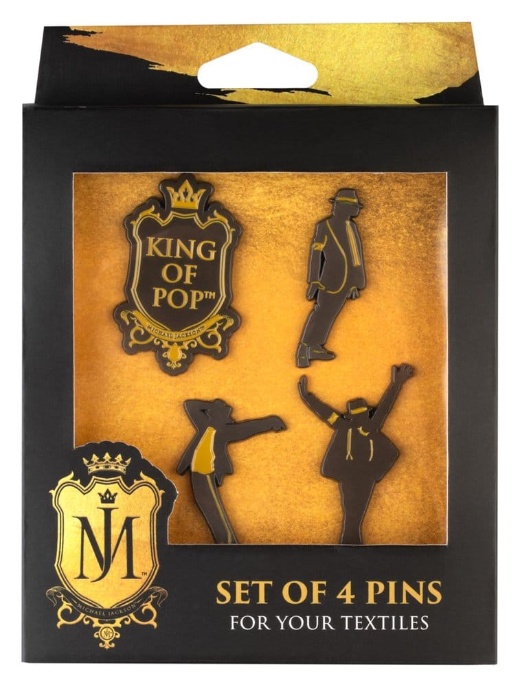 Michael Jackson pins Set (4)