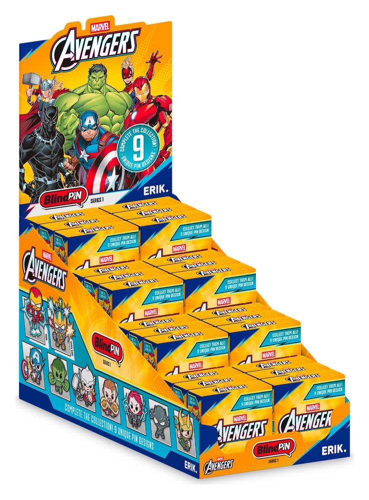 Les Avengers Pin's Série 1 Display (24)