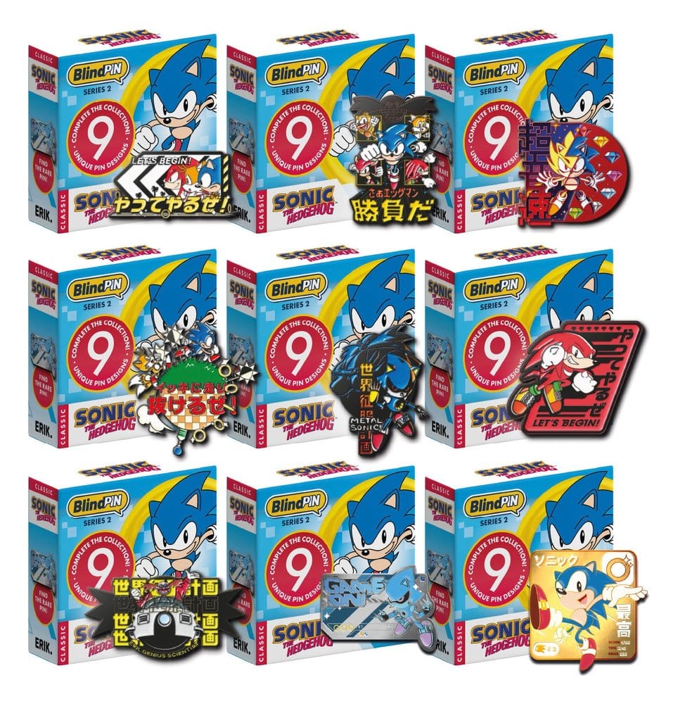 Sonic présentoir Mystery Pins Série 2 Blind-Box (24)