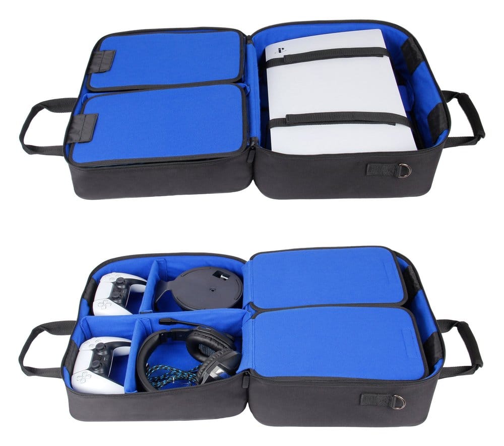 Enhance USA Gear S23 Console Gaming PlayStation Sac Bleu