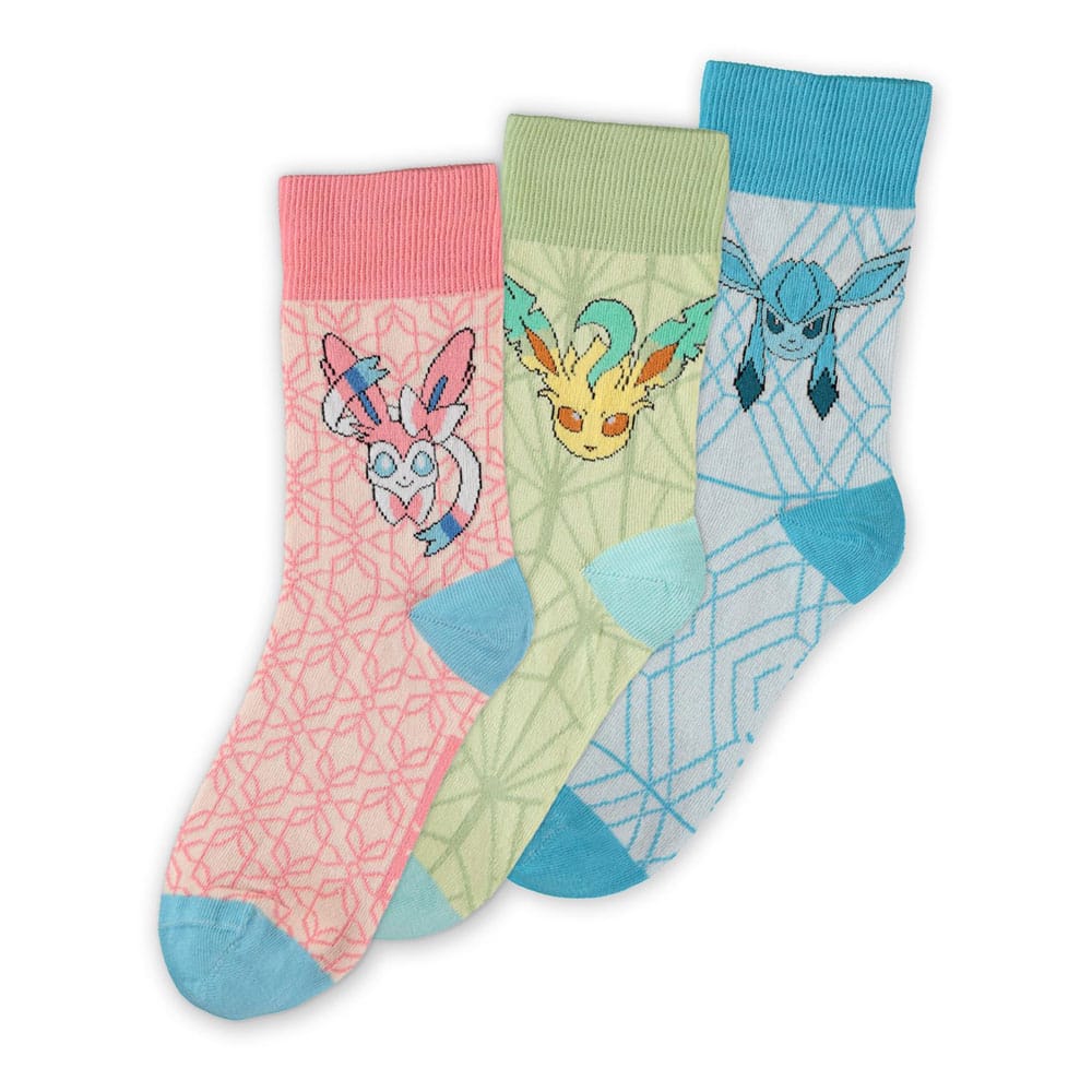 Pokémon pack 3 chaussettes Évoli Evolution 3.0 39-42
