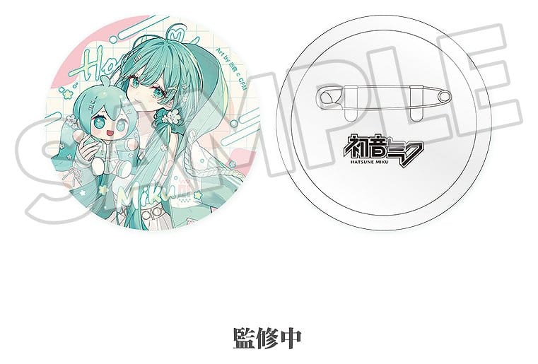 Character Vocal Series 01: Hatsune Miku Miku Hug Series Badge: Flower Ver. 8 cm Umkarton (10)