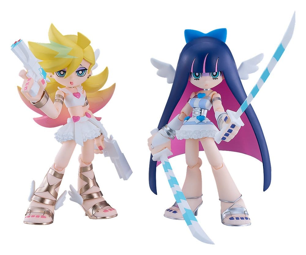 New Panty & Stocking with Garterbelt Figma pack 2 figurines Panty & Stocking: Angel ver. 12 cm