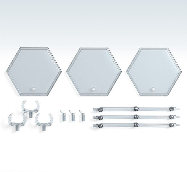 The Simple Stand Nendoroid More pack 3 socles pour figurines Hex Type