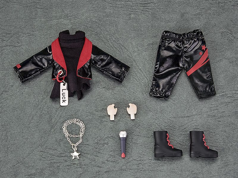 Original Character accessoires pour figurines Nendoroid Doll Outfit Set: Idol Outfit - Boy (Deep Red)