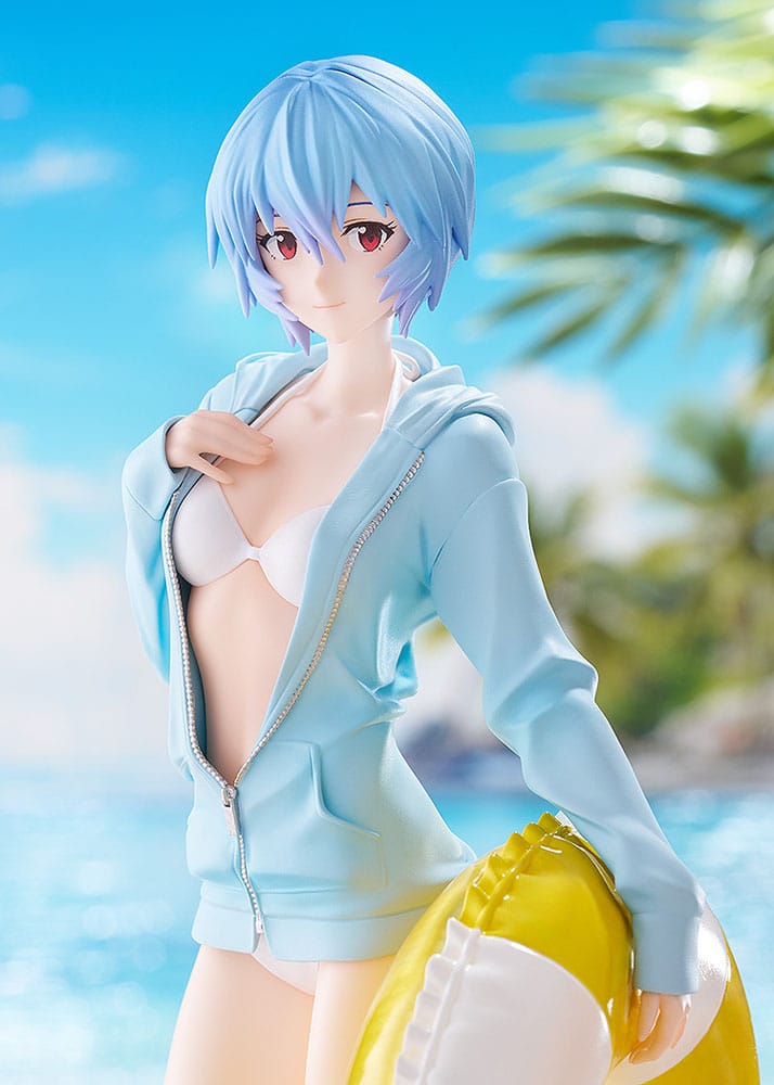 Rebuild of Evangelion statuette PVC Pop Up Parade L Beach Queens: Rei Ayanami 22 cm
