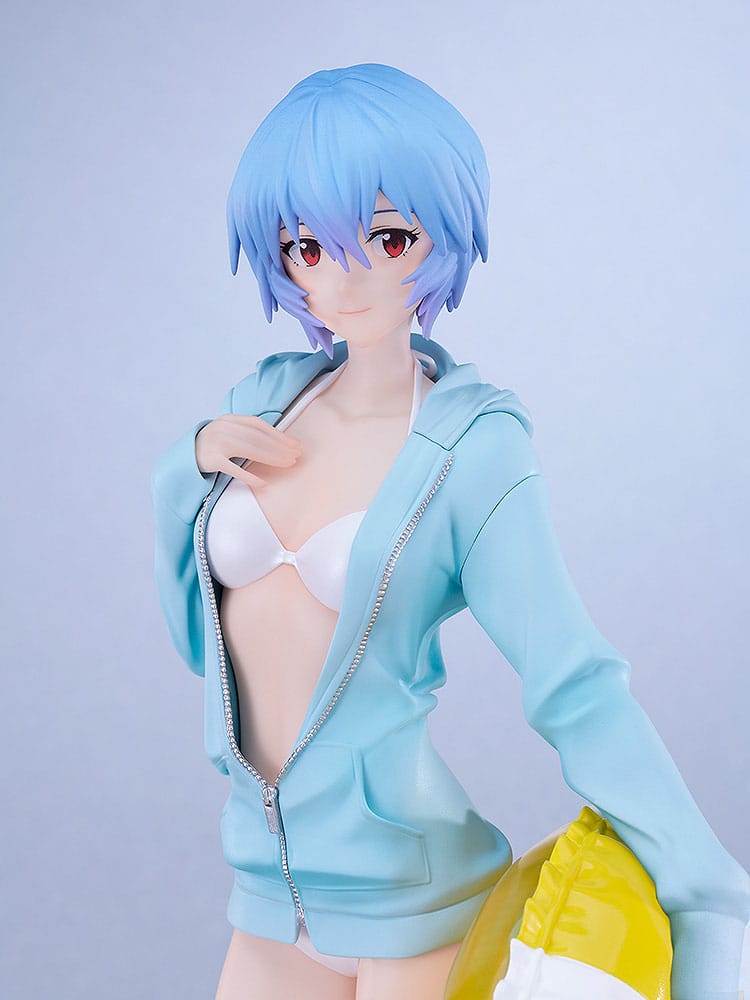 Rebuild of Evangelion statuette PVC Pop Up Parade L Beach Queens: Rei Ayanami 22 cm