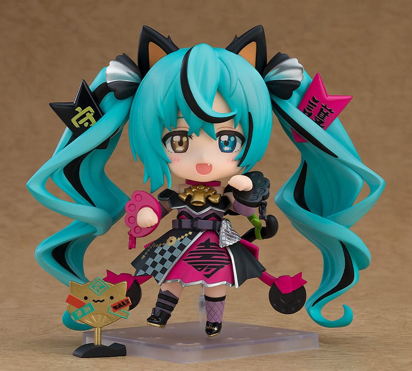 Character Vocal Series 01 figurine Nendoroid Hatsune Miku: Black Maneki Miku Ver. 10 cm