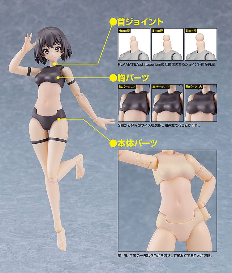 Cutie Honey Nova maquette PLAMATEA Muse Body: Ichika A Type 15 cm