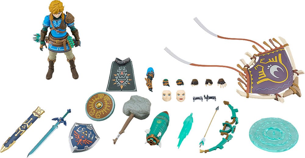 The Legend of Zelda Tears of the Kingdomfigurine Figma Link Tears of the Kingdom Ver. DX Edition 15 cm